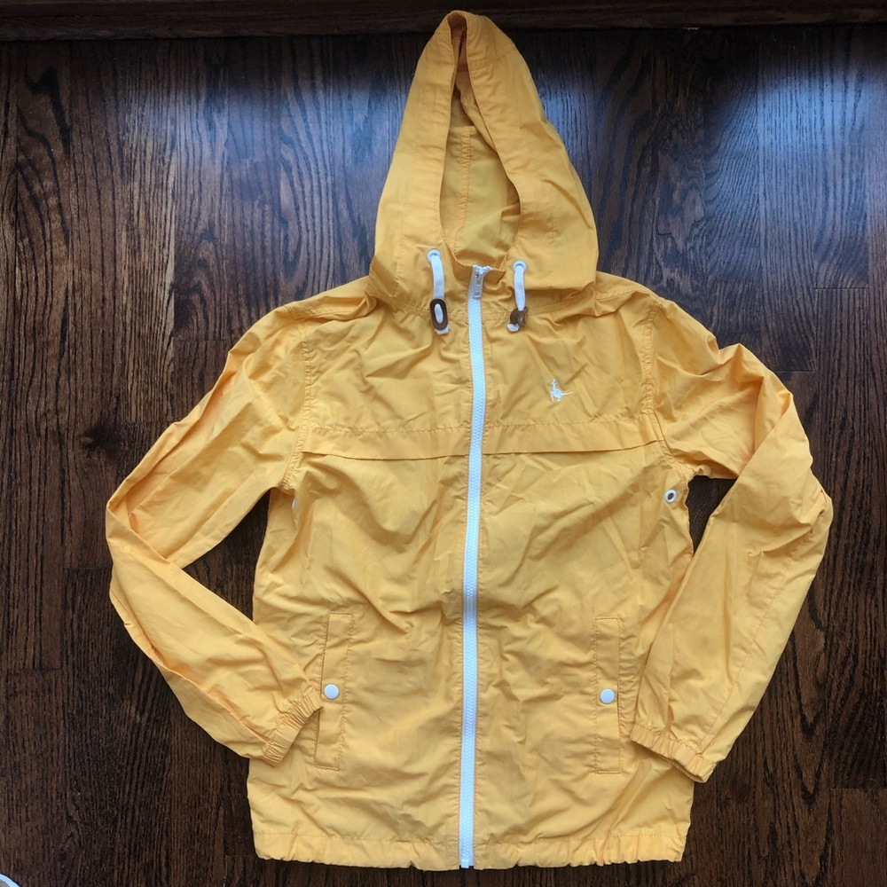 Jacks Wills Yellow Raincoat, Size 4